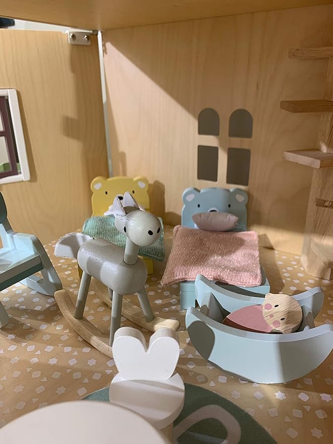 Tender Leaf Toys - Dovetail Dollhouse Accessories - Detailed Wooden Furniture Sets and Room Decor - Encourage Creative and Imaginative Fun Play for Children - Age 3+