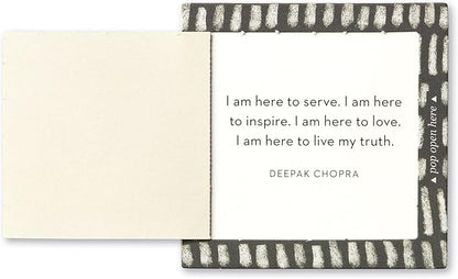 Compendium ThoughtFulls Pop-Open Cards — Live with Intention — 30 Pop-Open Cards, Each with a Different Inspiring Message Inside