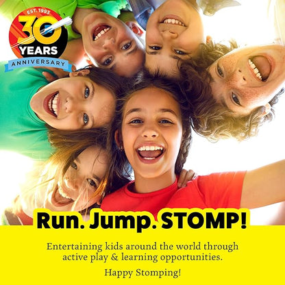 Stomp Rocket Original Dueling Rocket Launcher for Kids, 8 Rockets - Fun Backyard & Outdoor Kids Toys Gifts for Boys & Girls -Toy Foam Blaster Set Soars 200ft - Multi-Player Launcher Stand
