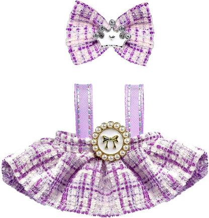 Clothes for LABUBU 17cm Doll (NO Doll),Outfit for LABUBU,Dress and Hairpin Set for LABUBU Dress Up,Accessories for LABUBU