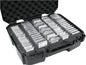 Case Club 75-130 Graded Coin Slab Case - Slotted Foam Separates Slabs - Fits PCGS, NGC & More - Travel Holder for Storage, Transport, & Organization of Coin Collection - Hard Shell, Plastic