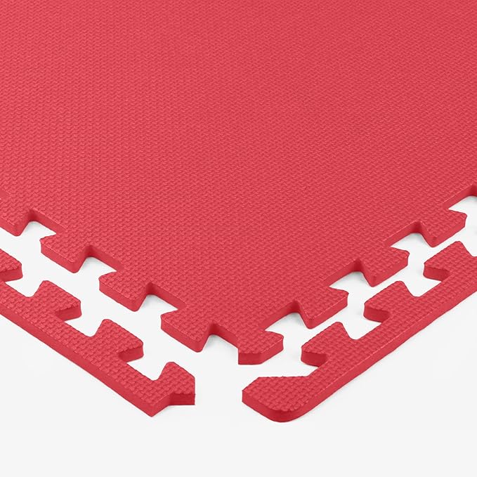 Flooring Inc's 1/2" Soft Non-Toxic Baby Play Mat, Toddler Playmat, Colorful Puzzle PlayMat, Floor Mats for Kids & Babies, EVA Foam Interlocking Tiles for Nursery & Playroom | Blue, 15 Tiles, 60 Sq/Ft