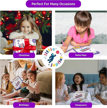 Diamond Art Kit for Kids - 2pack of 6pc Bracelet Making Sets - DIY Gem Art for Girls