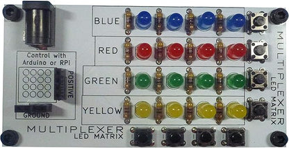 Learn to Solder | Electronics Learning Board: Multiplexer | Practice Soldering & Learn Electronics Use with Arduino or Raspberry Pi