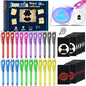 Invisible Ink Pen Spy Game for Kids, Party Favors Toys for Girls Boys, Magic Markers for Boys Girls Fun Outdoor Toys, Birthday for 6-13 Year Old Girls Boys (24PCS+Black Notebooks)