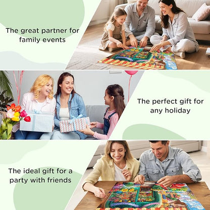 500 Piece Puzzles for Adult, Flower Shop Jigsaw Puzzles 500 Pieces for Adults Kids Senior, Motorcycle Adult Puzzle, Challenging Family Fun Puzzle Activity Game Gift for Friend 20.5 X 15 in