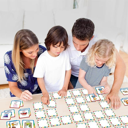 Memory Matching Game, 72 PCS Sight Words Matching Cards for Kids, 36 Pairs Memory Cards, Educational Toy for Children to Learn Sight Words 5+ Years Old