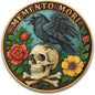 Memento Mori Memento Vivere Dual Sided Challenge Coin - Skull & Tree of Life Design Motivational Token - Inspirational Gift