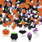 JUNEBRUSHS 150 Pcs Halloween Mini Erasers for Kids, Cute Small Erasers Bulk for Kids Trick or Treat Halloween Party Favors Goody Bag Filler Students School Decorations Classroom Rewards Prizes