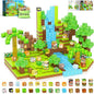 150 Magnetic Blocks – Mine Magnet Game Building Craft, STEM Constructions Toy, Jungle Animals, Sensory Stacking Cubes Kids Toys, Christmas Birthday Gifts for Boys Girls Age 3-5, 5-7, 4-8, 8-12