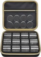 PAIYULE 96 Pieces 46mm Coin Capsules, with Foam Gasket and Plastic Storage Organizer Box, 6 Sizes (20/25/27/30/38/46mm) Coins Collector Case Holder for Coin Collection Supplies (Gold)