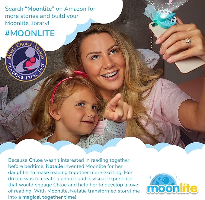 Moonlite Storytime - Ryan's World - Search & Find - A Magical Way to Read Together - Projector Sold Separately - Digital Story w/ Sound FX - Learning Gifts for Kids Ages 1 Year & Up