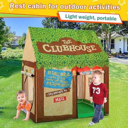 Indoor Kids Play Tents for Toddlers: with Star Lights - Cute Boys Girls Playhouse Tent Kids Fort Children Toys Tent for Christmas Birthaday