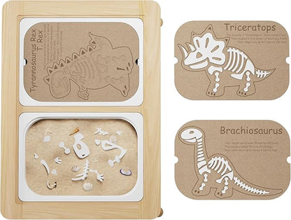 Sensory Table Flisat Trofast Inserts Dinosaurs Puzzle Set of 3 Pieces