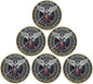 The Archangel Michael Challenge Coin Religious Coins Christian Coin Collectors Gifts (Pack of 6)