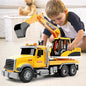 Dwi Dowellin Large Excavator Truck Toy for 3 4 5 6 Year Old Boys,Truck Toy with Sound and Light