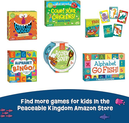 Peaceable Kingdom Award Winning Fish Stix The Kids' Board Game Where Every Fish Counts 2-4 Players Ages 6+
