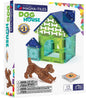 MAGNA-TILES Dog House 13-Piece Magnetic Construction Set, The Original Magnetic Building Brand