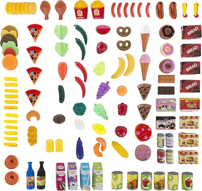 Pretend Play Assorted Food Set - Fresh, Boxed and Canned Food by Hey! Play!