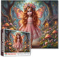 Tucocoo Forest Fairy Puzzles for Adults 1000 Piece, Fairy Girl in Pink Dress – Fantasy Jigsaw with Mushrooms and Cottage, Whimsical Woodland Scene Puzzle Gift for Women and Teens, Challenging Puzzles