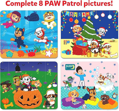 Skillmatics Dot It Sticker Art - PAW Patrol, Mess-Free Craft Kits, Stocking Stuffers for Kids, 500+ Stickers, DIY Scrapbooking, Travel Activity, Christmas Gifts for Boys & Girls Ages 3, 4, 5, 6, 7