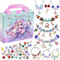 Charm Bracelet Making Kit & Unicorn/Mermaid Girl Toy- ideal Crafts for Ages 8-12 Girls who Inspire Imagination and Create Magic with Art Set and Jewelry Making Kit