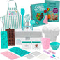 Tovla Jr. Kids Ultimate Candy Making Set – Real Tools, Recipe Cards & Carrying Case – Make Gummies, Lollipops, Chocolates, and More – Ages 6-12