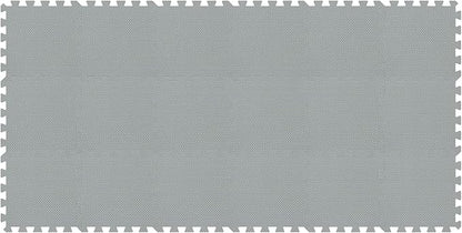 Yostrong® 18 Tiles Interlocking Puzzle Foam Baby Play Mat for Playing - EVA Babies Crawling Mat | Rubber Floor Work Out Mats for Home Gym. Gray. YOC-Lb18N