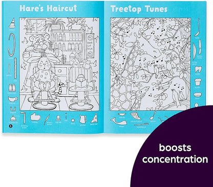 Highlights Hidden Pictures 2023 Special Edition Activity Books for Kids Ages 6 and Up - 4-Book Set of Travel-Friendly Seek-and-Find Activities with Hundreds of Hidden Objects