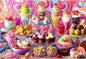 Puzzles for Kids Ages 4-8,100 Piece Puzzles for Kids Ice Cream Puzzle for Kid Ages 4-6 6-8 8-10 Large Piece Jigsaw Puzzle for Children Senior Adult Educational Puzzle Toys Preschool Birthday Gifts