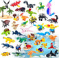36 Packs Small Animal Mini Building Blocks Set Party Favors for Kids 4-8, Goodie Bags Stuffers for Kid, Prize Box Toys for Kids Classroom