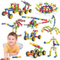 Kids Building Kit STEM Toys, 110 Pcs Educational Construction Engineering Building Blocks DIY Learning Set for Ages 3-10 Year Old Boys Girls, Best Gift for Children Creative Games Fun Play