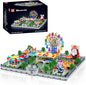 Mould King Large Amusement Park Building Set, DIY Eight-Major Electric Model Kits Include Ferris Wheel, Carousel, etc, Modular Design, Collectible Home Decoration for Teens, Adults(5220 Pcs)