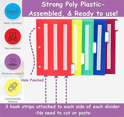 Smile4autism Large 8.5x11” Tools Perfect to Keep Your Loose Visual Picture Cards Organized. Autism, ABA, ADHD, Language & Apraxia Aspergers