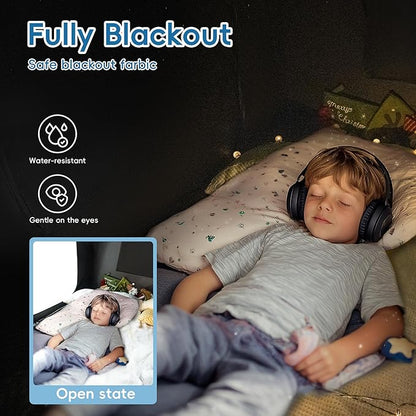 OUTREE Sensory Tent 47 * 47 * 47 in, Starry Night Print, Sensory Tent for Kids with Autism, pop up Play Room