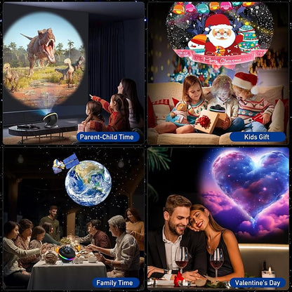 Galaxy Projector, 13 in 1 HD Planetarium Galaxy Projector for Bedroom, Star Projector Galaxy Light Projector with Timer, Meteor & 6 RGB Lighting Night Light for Kids Adults, Party Light/Home Decor