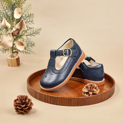 Felix & Flora Toddler Little Girl Mary Jane Dress Shoes - Ballet Flats for Girl Party School Shoes
