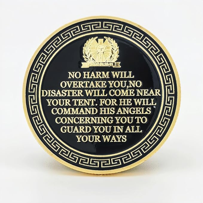 The Archangel Michael Challenge Coin Religious Coins Christian Coin Collectors Gifts (Pack of 6)