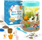 Easter Light Up Bunny Terrarium Kit for Kids,Rabbit Gardening Kit for Boys Girls,DIY Creative STEM Science Kits Educational Toy, Arts Crafts Activity, Birthday Gifts for Ages 4 5 6 7 8-12
