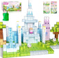 Magnetic Blocks, 150 PCS Magnetic Building Blocks Set, Castle Magnet Building Cubes, Magnet Tiles Stacking Toys for Kids, STEM Sensory Toys for Girls Boys 3 4 5 6+ Years Old, Birthday