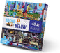 Crocodile Creek Above + Below 48-Piece Jigsaw Floor Puzzle - Fun Floor Puzzles for Kids Ages 4-8, Big City