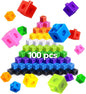 Dotimo 100PCS Math Linking Cubes, Math Cubes for Kids Ages 4-8, Counting Snap Cubes Manipulatives with 10 Colors, Preschool Learning Activities, Classroom Supplies & Homeschool