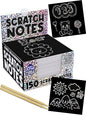 PURPLE LADYBUG Silver Holographic Scratch Art Mini Notes - Scratch Art for Kids, Summer Activities, Camping Games for Ages 4-8