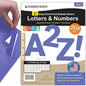 209 Pcs 3" Purple Bulletin Board Letters & Numbers, Capital Letters, Numbers, Punctuation, US Made Card Stock Punch Out Letters for Poster, Bulletin Board, Classroom - Precut Letters & Numbers