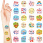 Landhoow 240 Pcs Religious Christian Tattoos Temporary for Kids Glitter Face Tattoos Cool Body Sticker Costume Accessory for Adults Boys Girls Party Favor