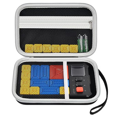 casmilee Case Compatible with Giiker Super Slide Brain Games, Brain Teaser Puzzles Organizer Storage Bag, Flow Slider Puzzle Game Holder (Black)