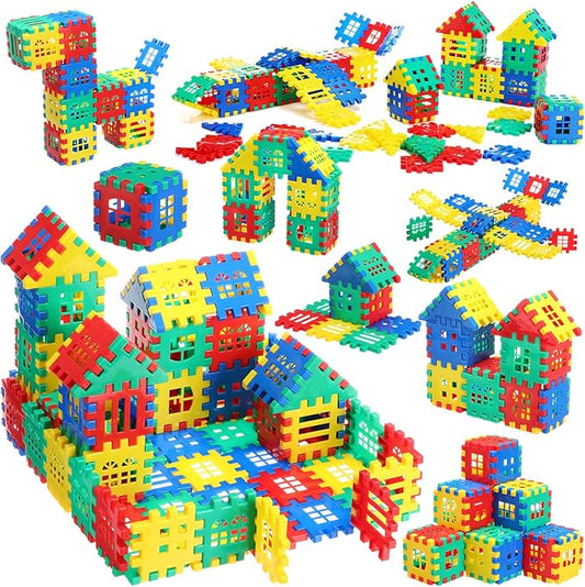 310 Pcs Interlocking Building Blocks for Kids Building Toys for Kids Kindergarten Toy Building Sets Preschool Toys for Back to School