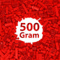 Bulk Red Building Bricks, Classic Building Blocks Compatible with All Major Brands