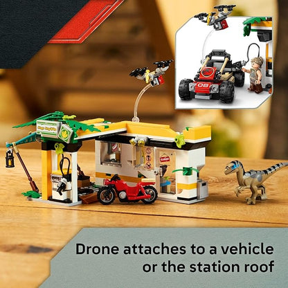LEGO Jurassic World Raptor & Titanosaurus Tracking Mission Kids Toy - Building and Learning Toy for Pretend Play - Dinosaur Action Figures for Boys & Girls, Ages 7+ - Gift Idea for Birthdays - 76973