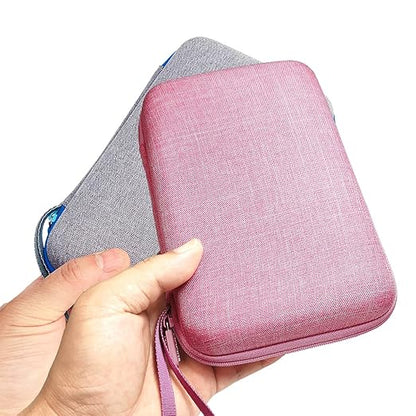 JCHPINE Hard Carrying Case for GiiKER Super Slide Brain Games, Protective Storage Holder for GiiKER Brain Teaser Puzzles Interactive Handheld Game Console Accessories (Case Only) (Pink)